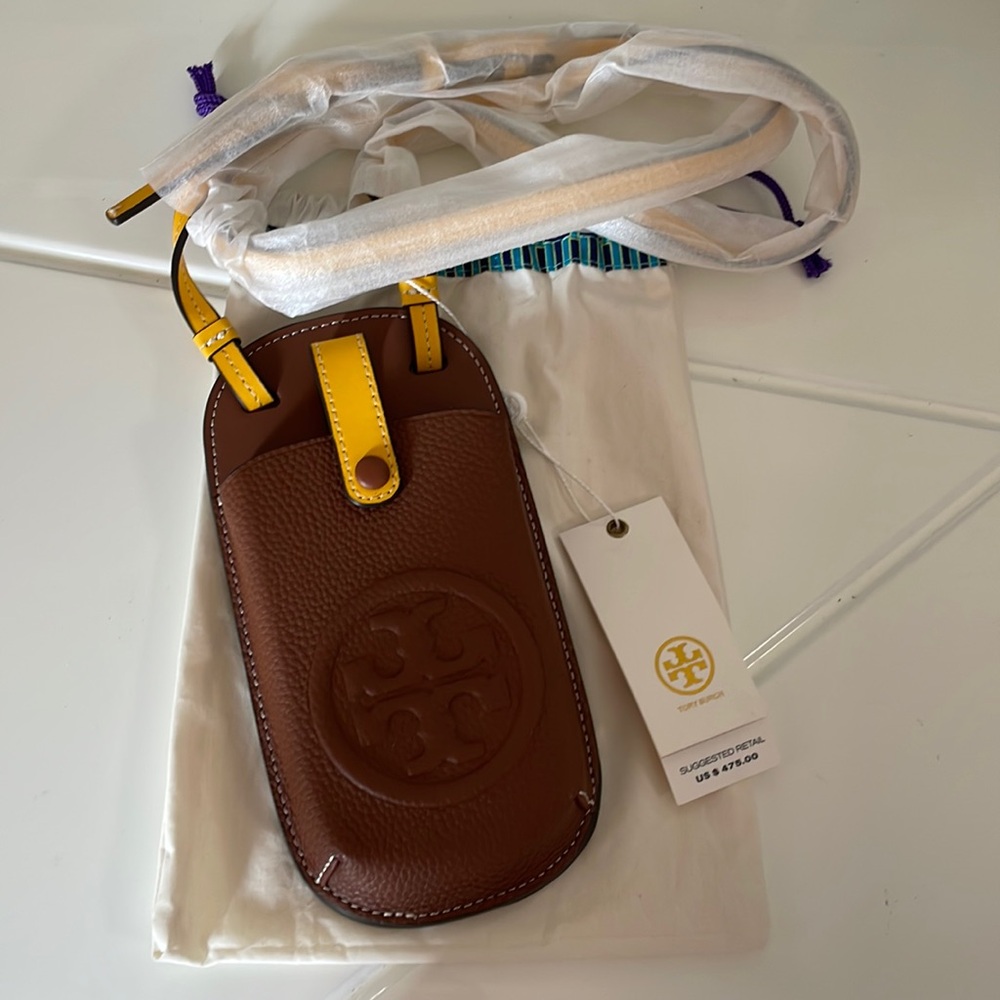 Brand New Tory Burch Perry Bombe phone crossbody bag.
